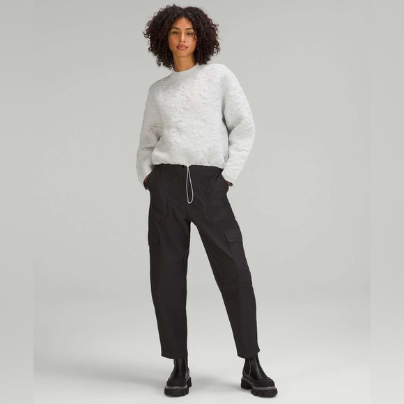 LULULEMON ATHLETICA Jacquard Merino Wool Multi Texture Crew Neck Sweater - Picture 2 of 9